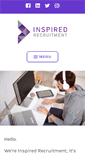 Mobile Screenshot of inspiredrecruitment.com